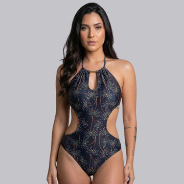 Maiô Engana Mamãe Estampado Marinho