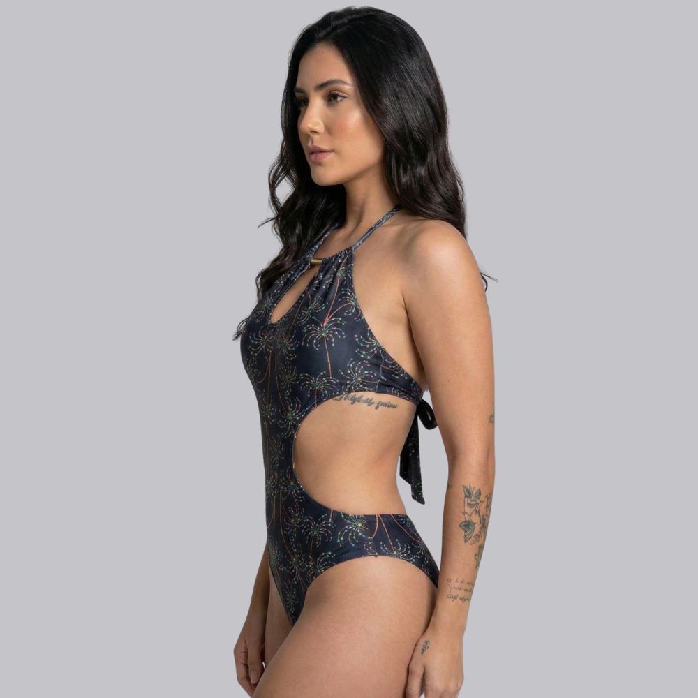 Maiô Engana Mamãe Estampado Marinho