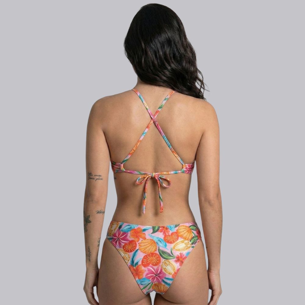 Maiô Engana Mamãe Estampado Rosa