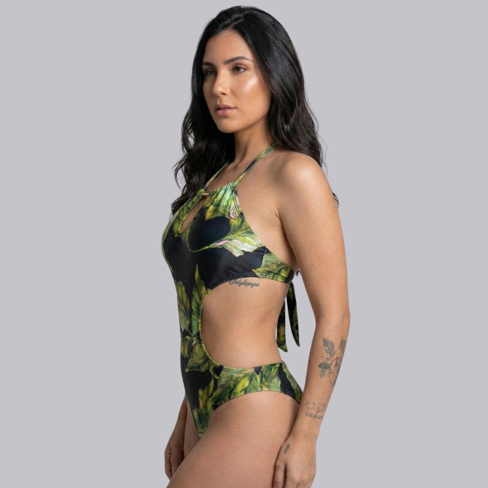 Maiô Engana Mamãe Estampado Verde