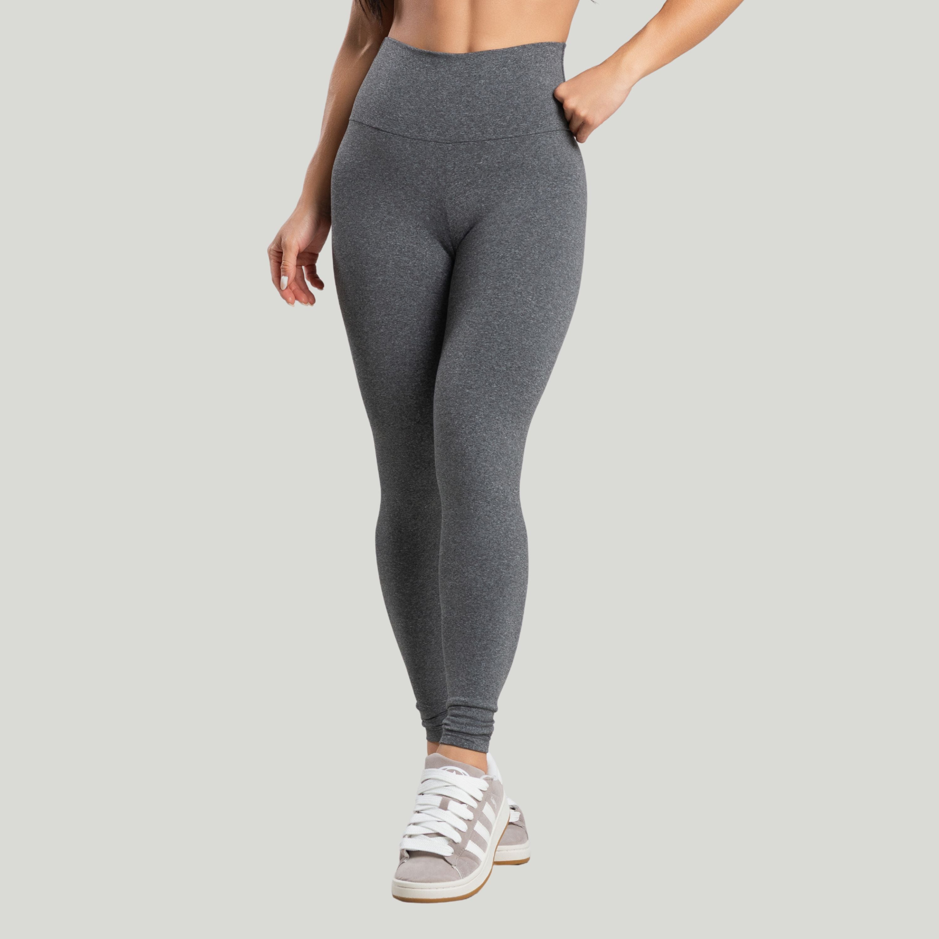 Calça Legging Peluciada Cinza – VEKYO