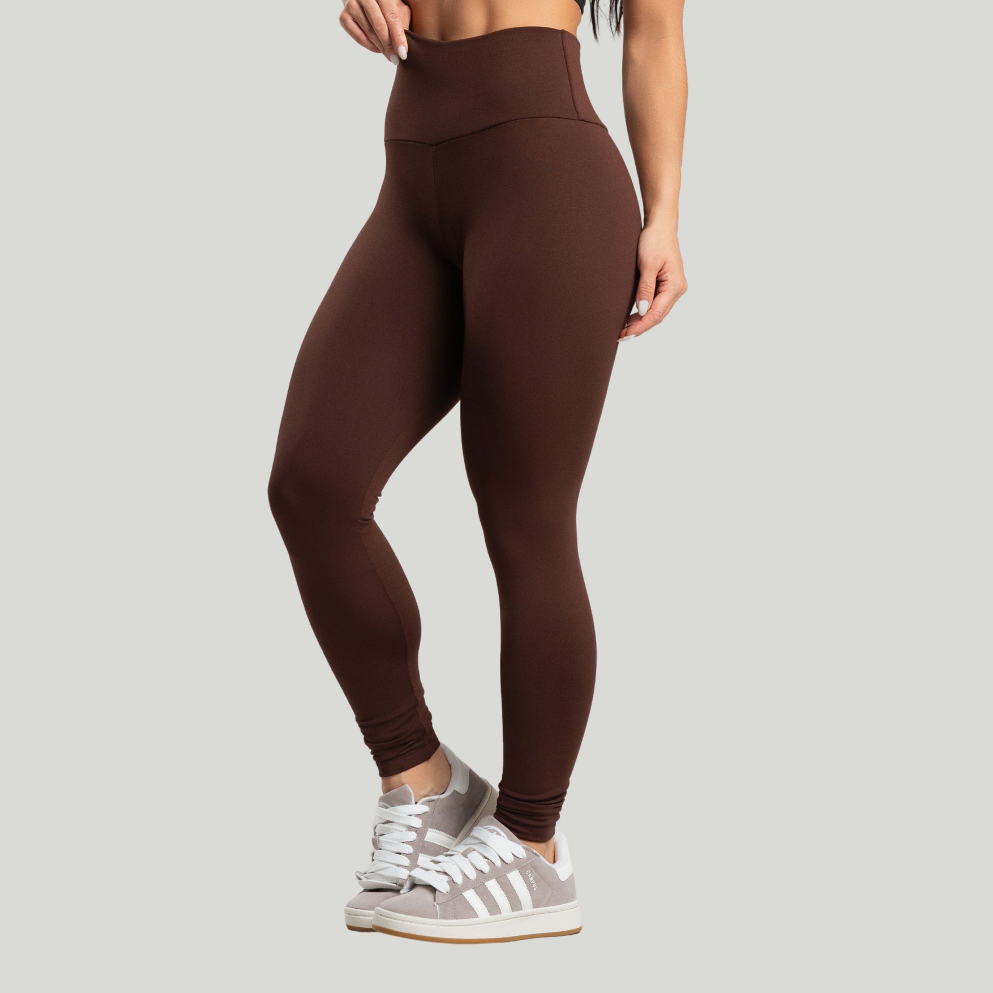 Calça Legging Peluciada Marrom - VEKYO
