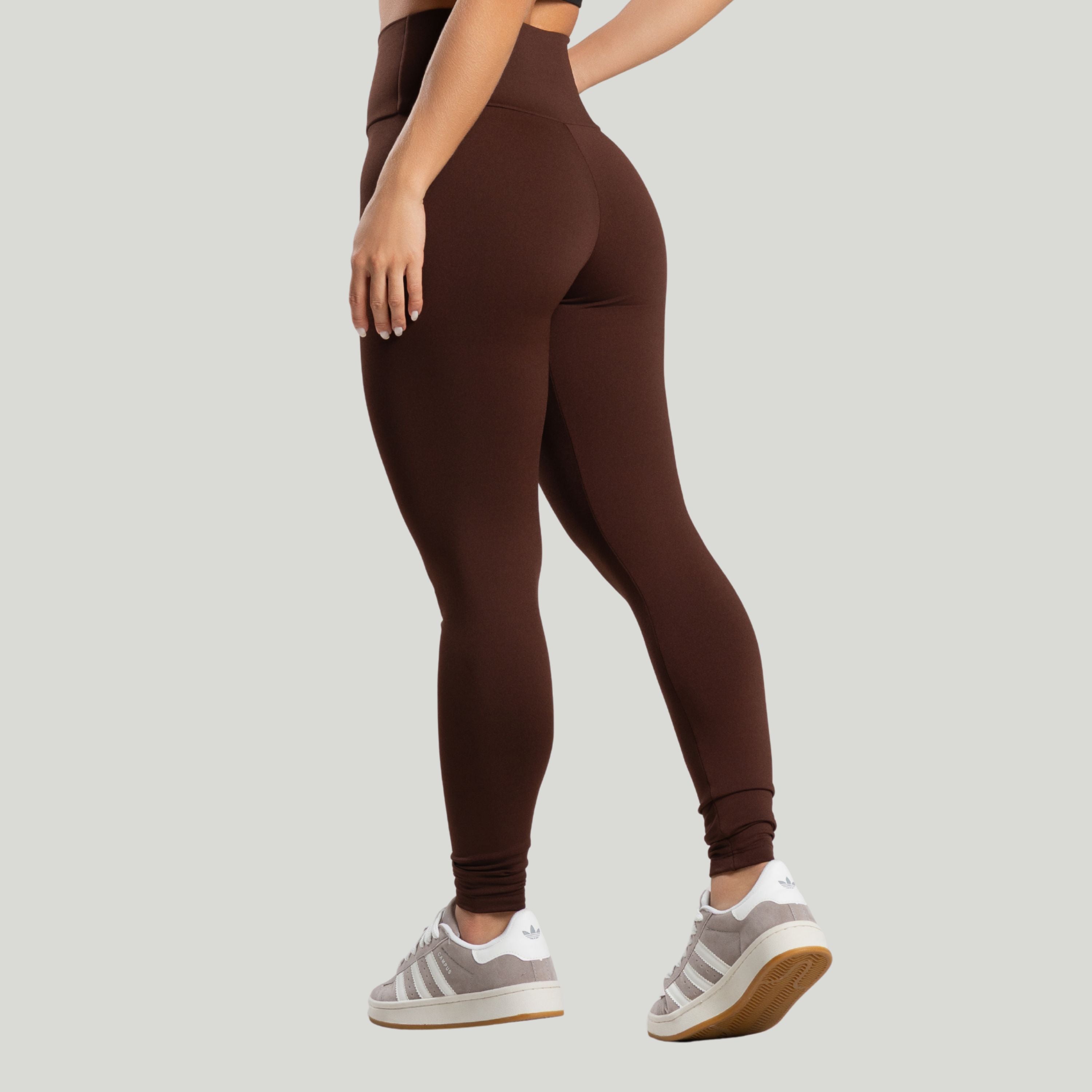 Calça Legging Peluciada Marrom - VEKYO