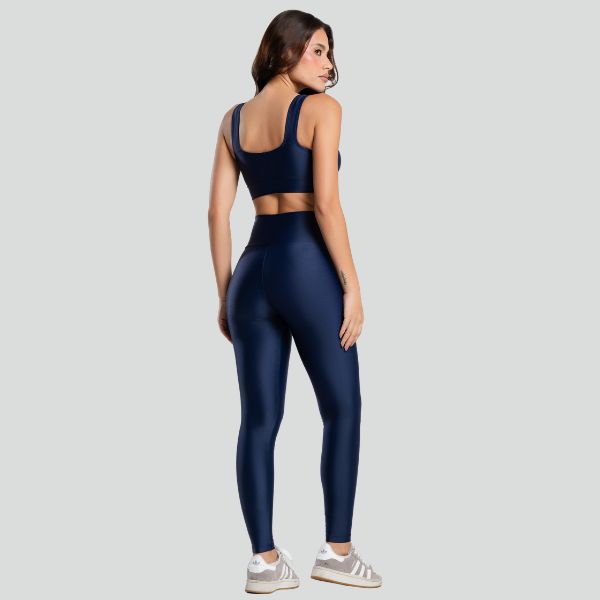 Conjunto Fitness Feminino ESSENTIAL Marinho