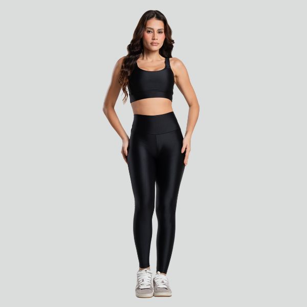 Conjunto Fitness Feminino ESSENTIAL Preto