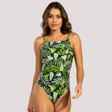 Maiô Cavado Estampado Verde