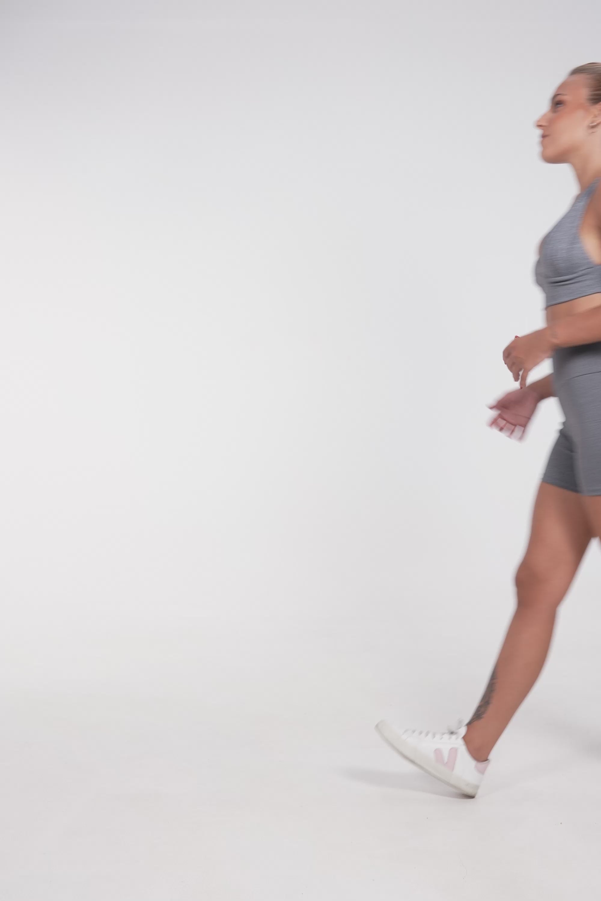 Short Fitness Feminino Suplex Cinza