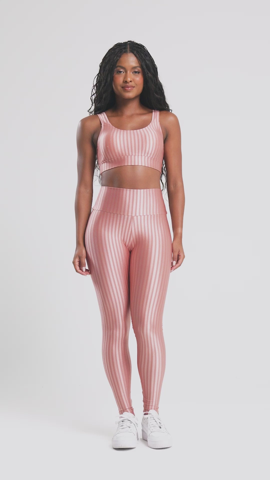 Top Fitness New Zig Com Bojo Removível Rosa Claro