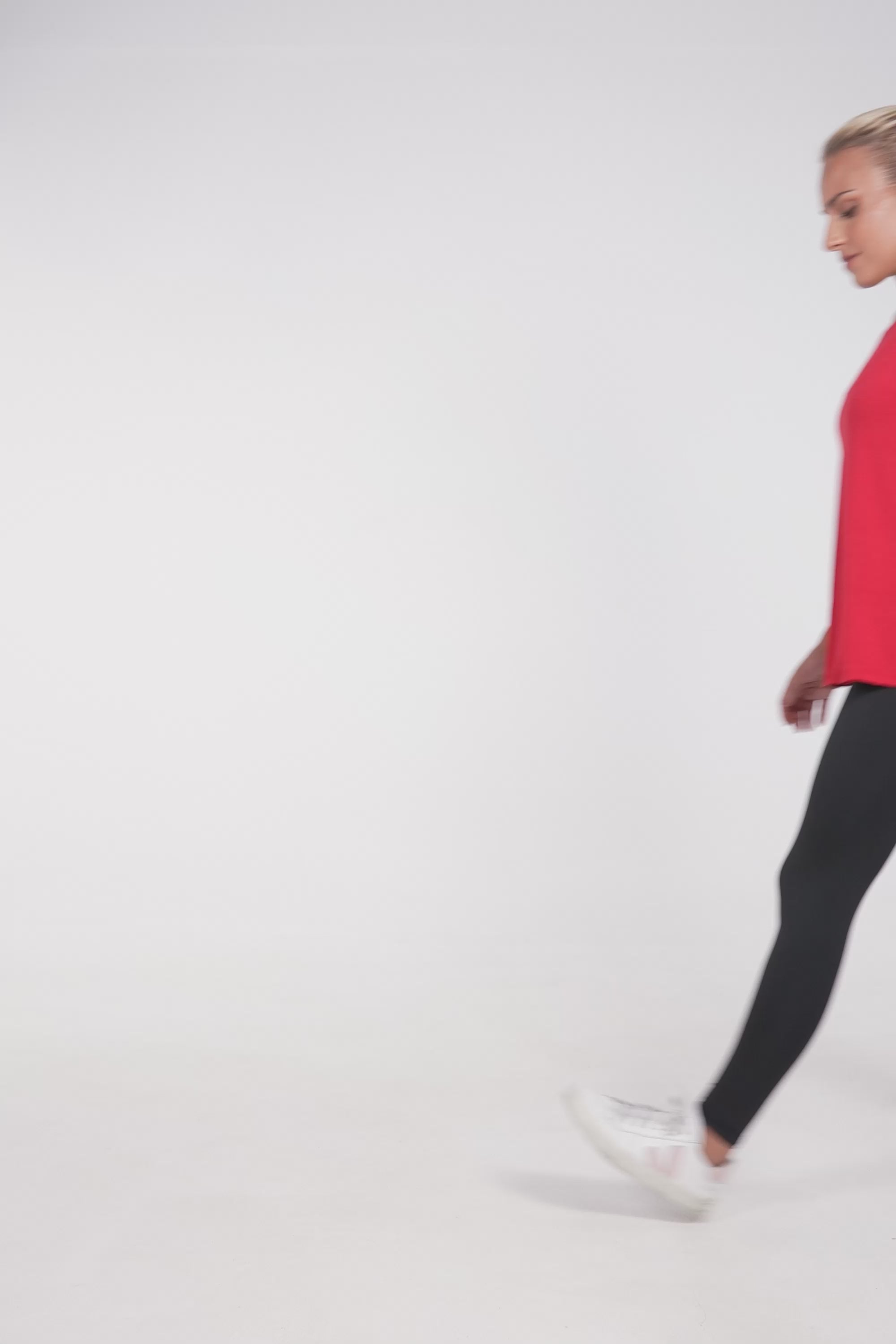 Blusa Fitness Furadinha Vermelho