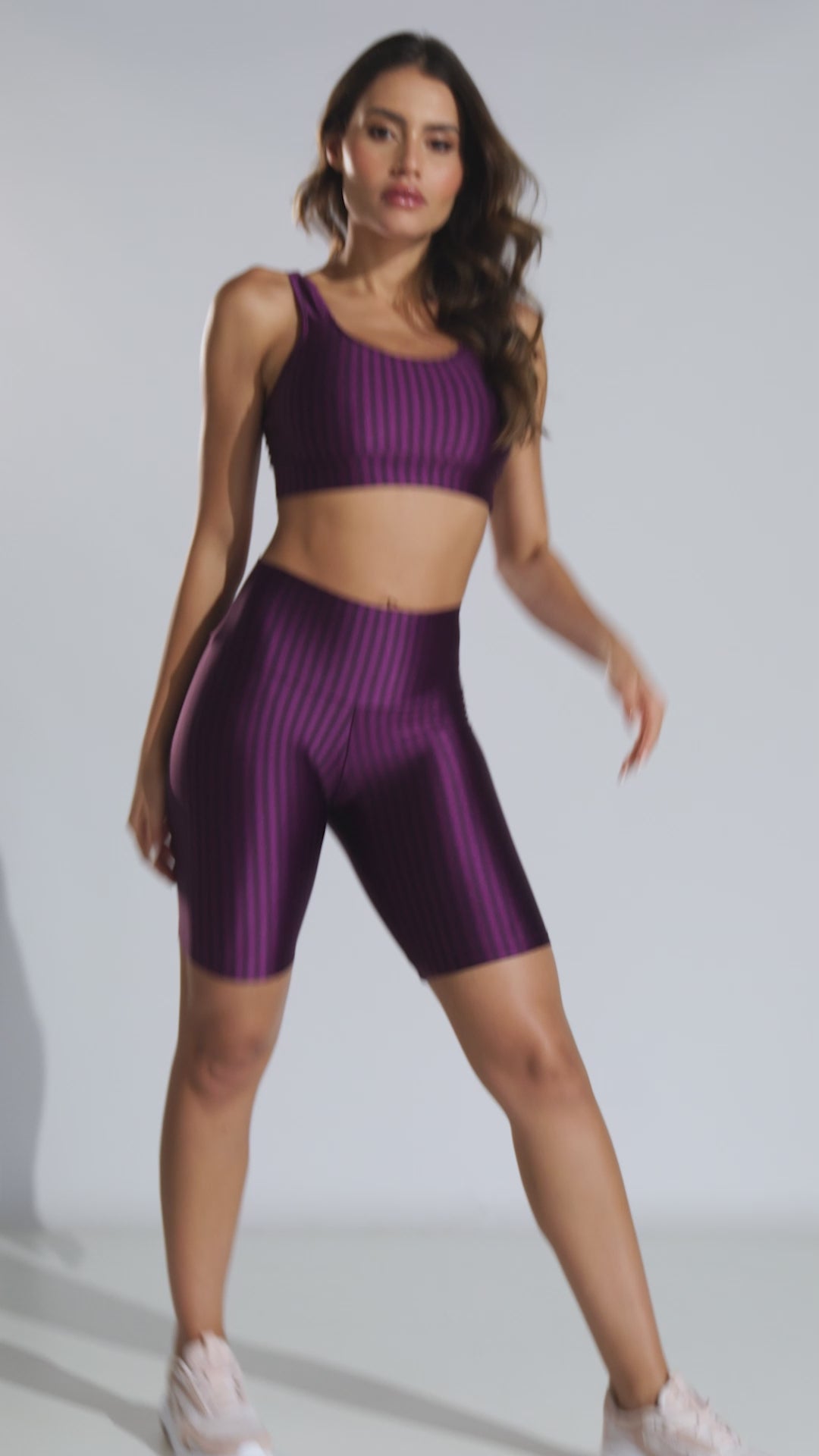 Top Fitness New Zig Com Bojo Removível Roxo