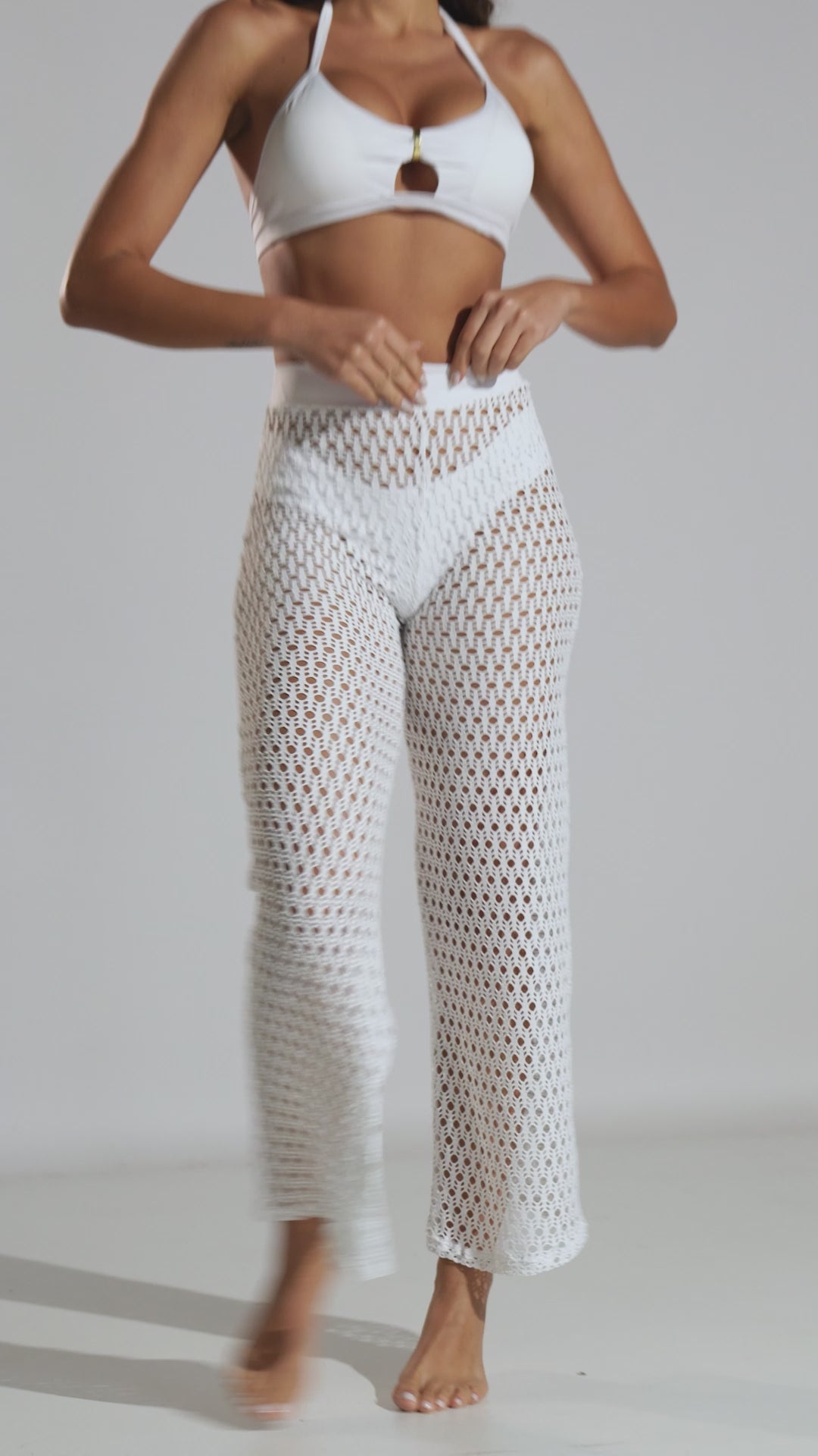 Calça Saída de Praia Branca