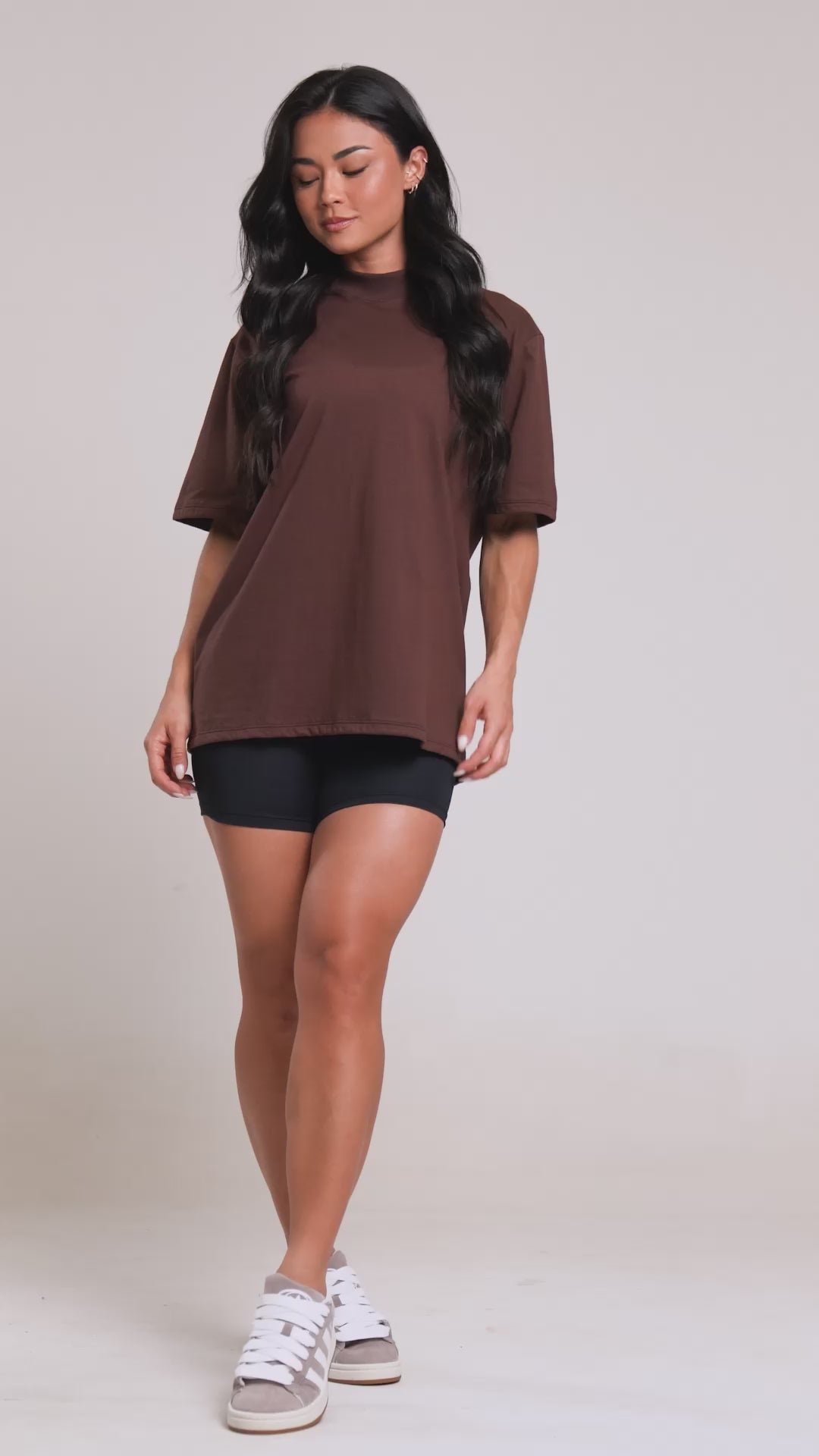 Max T-Shirt em Algodão Marrom