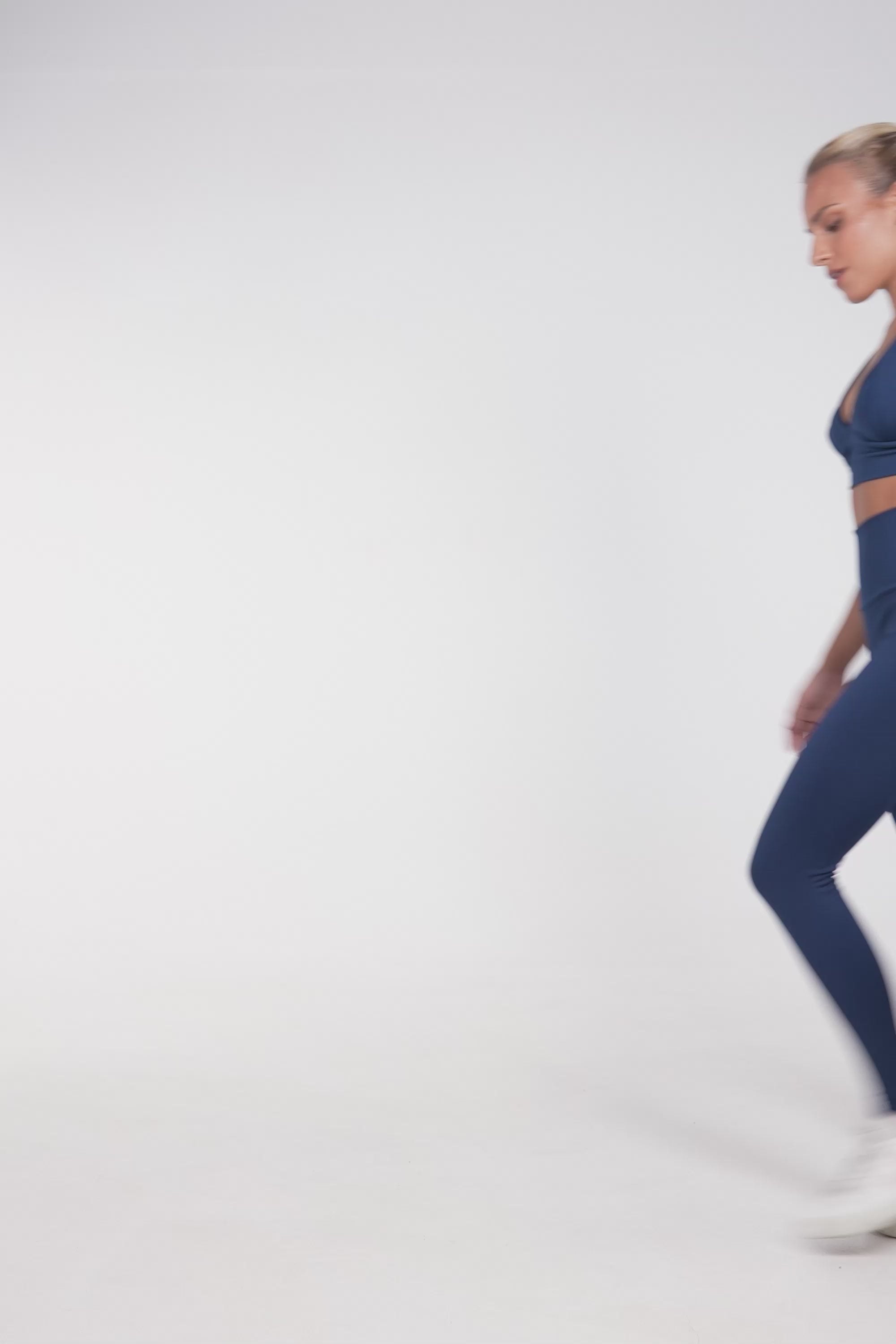 Top Suplex Feminino com Bojo Costa Cruzada Marinho