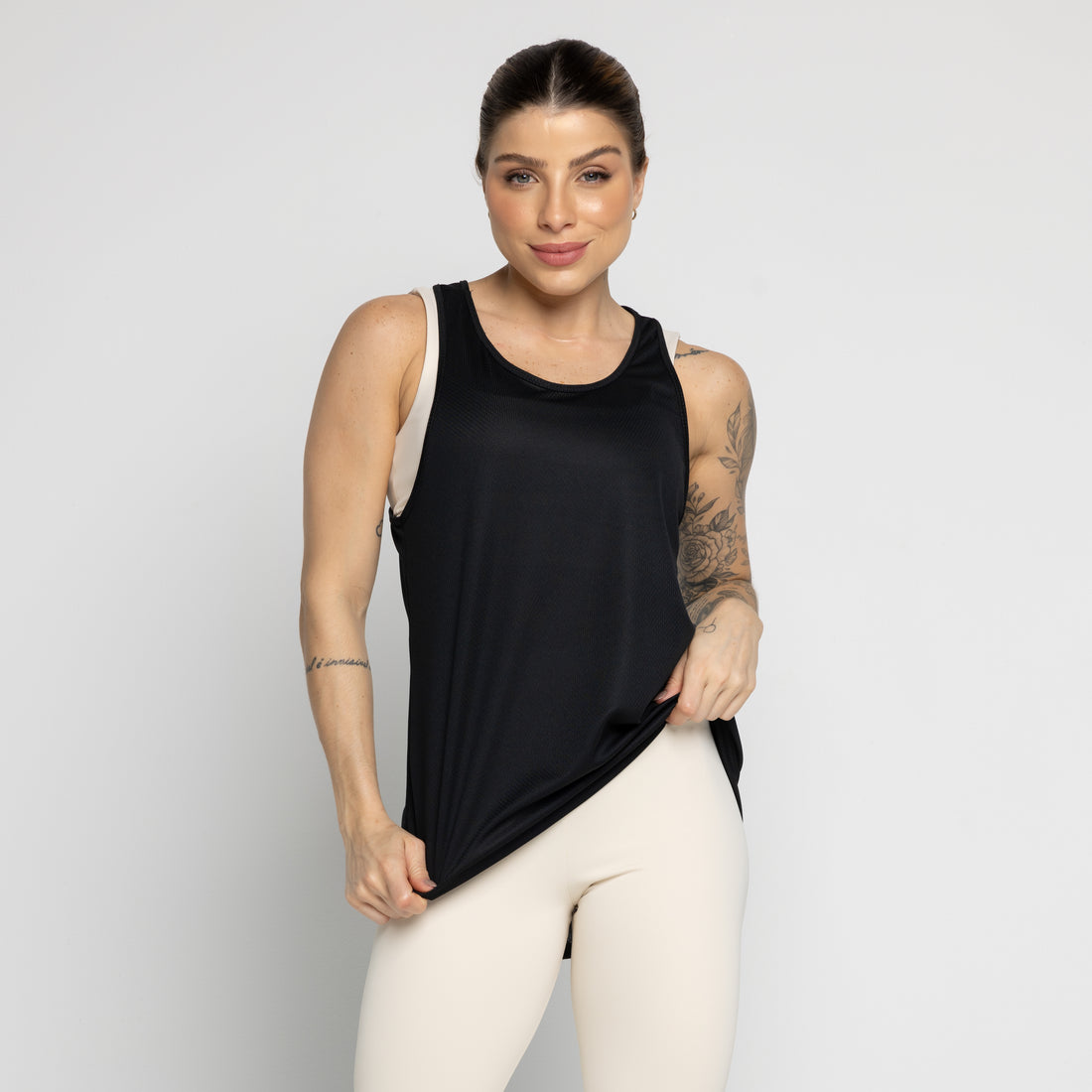 Regata Fitness Dry Fit Lisa Preta - VEKYO