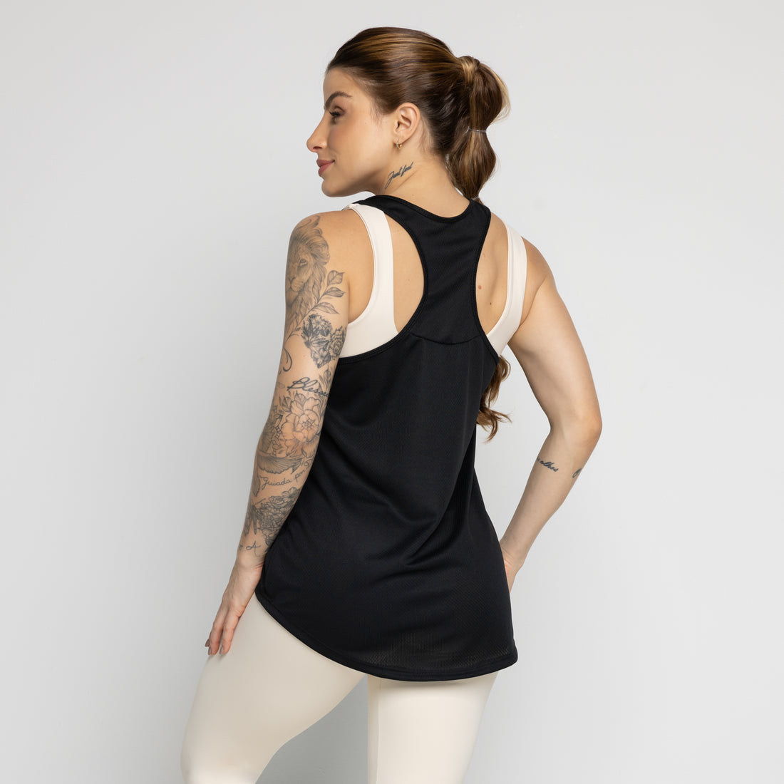 Regata Fitness Dry Fit Lisa Preta - VEKYO