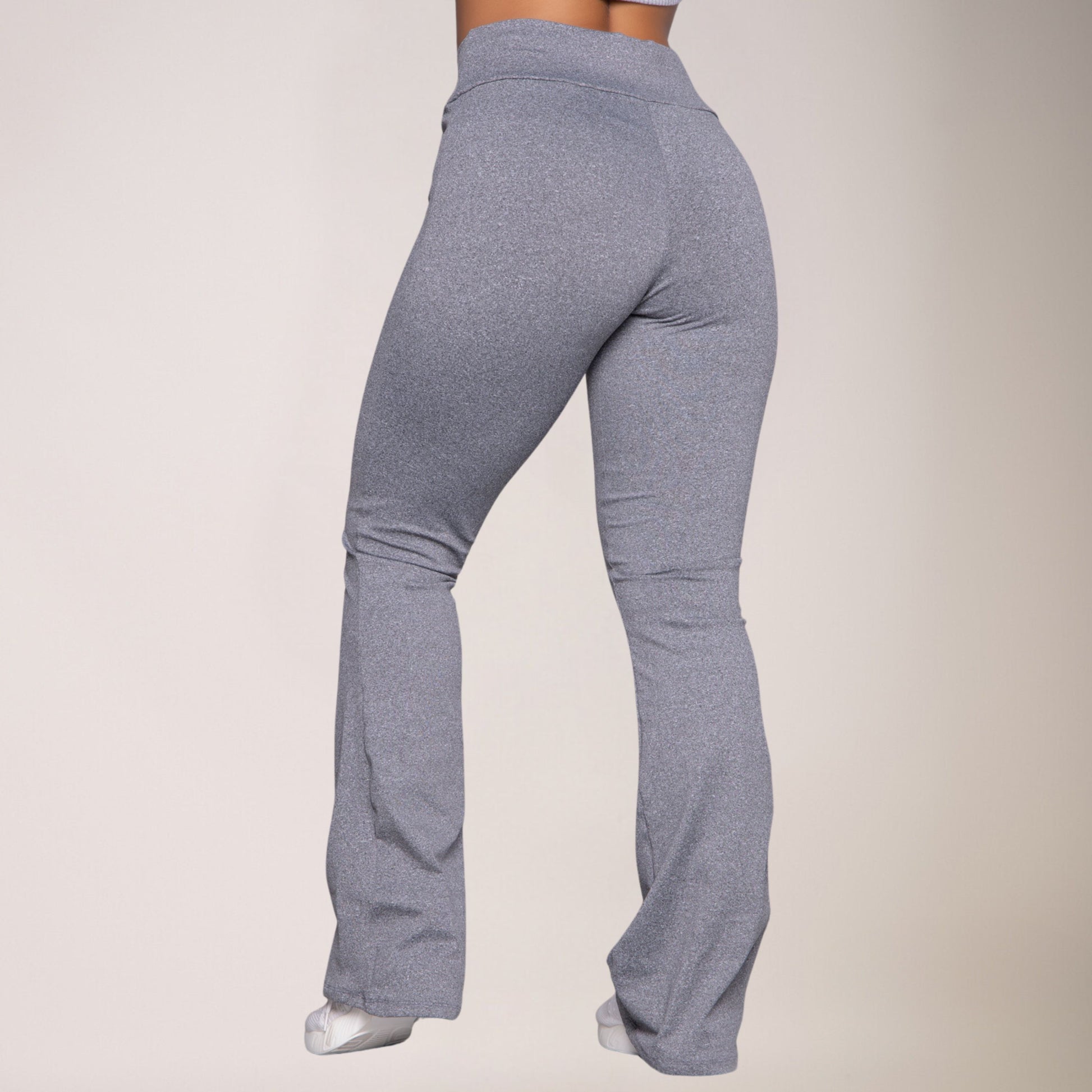 Calça Flare Bailarina Cinza - VEKYO
