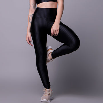Calça Legging Fitness New Zig Poliamida Preto - VEKYO