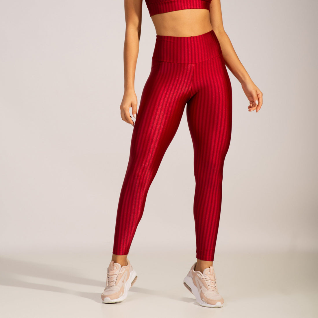 Calça Legging Fitness New Zig Poliamida Vermelho - VEKYO