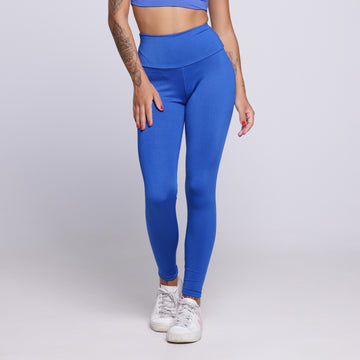Calça Legging Lisa Cós Alto Suplex Royal - VEKYO