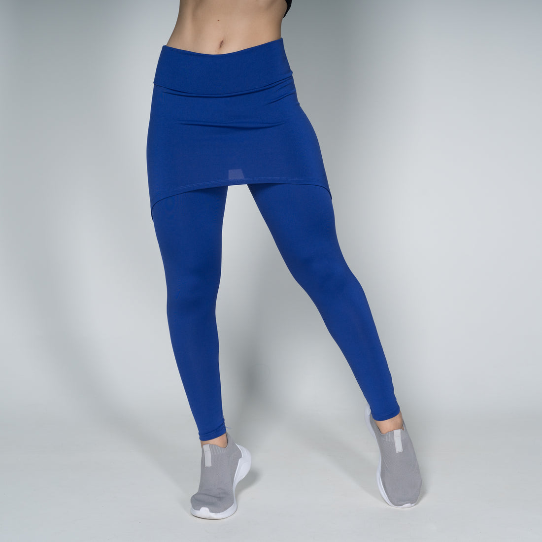 Calça Legging Suplex Feminina Com Saia Tapa Bumbum Royal - VEKYO