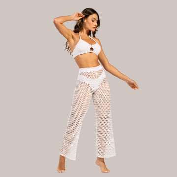 Calça Saída de Praia Branca - VEKYO