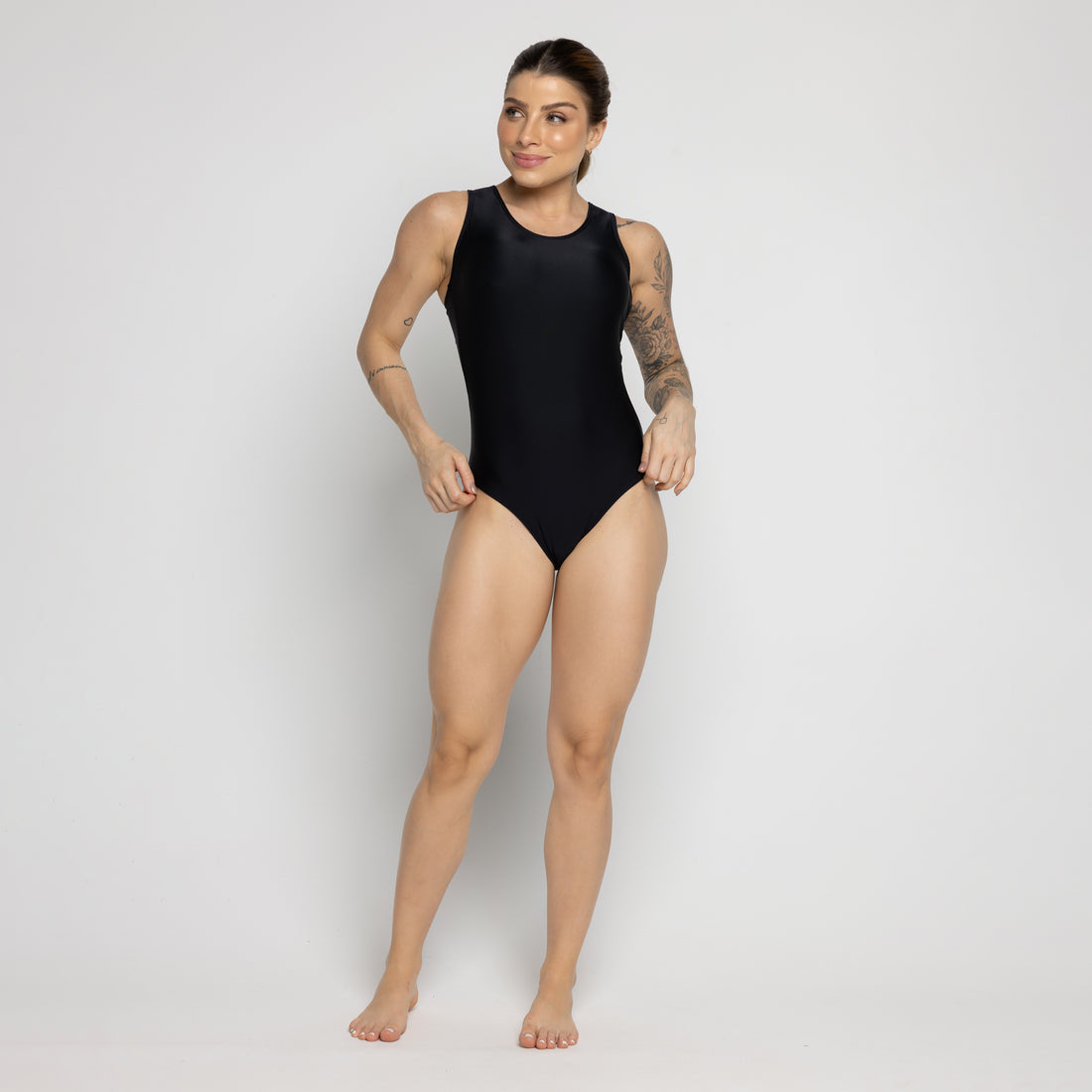 Maiô Natação Com Detalhe Preto - VEKYO