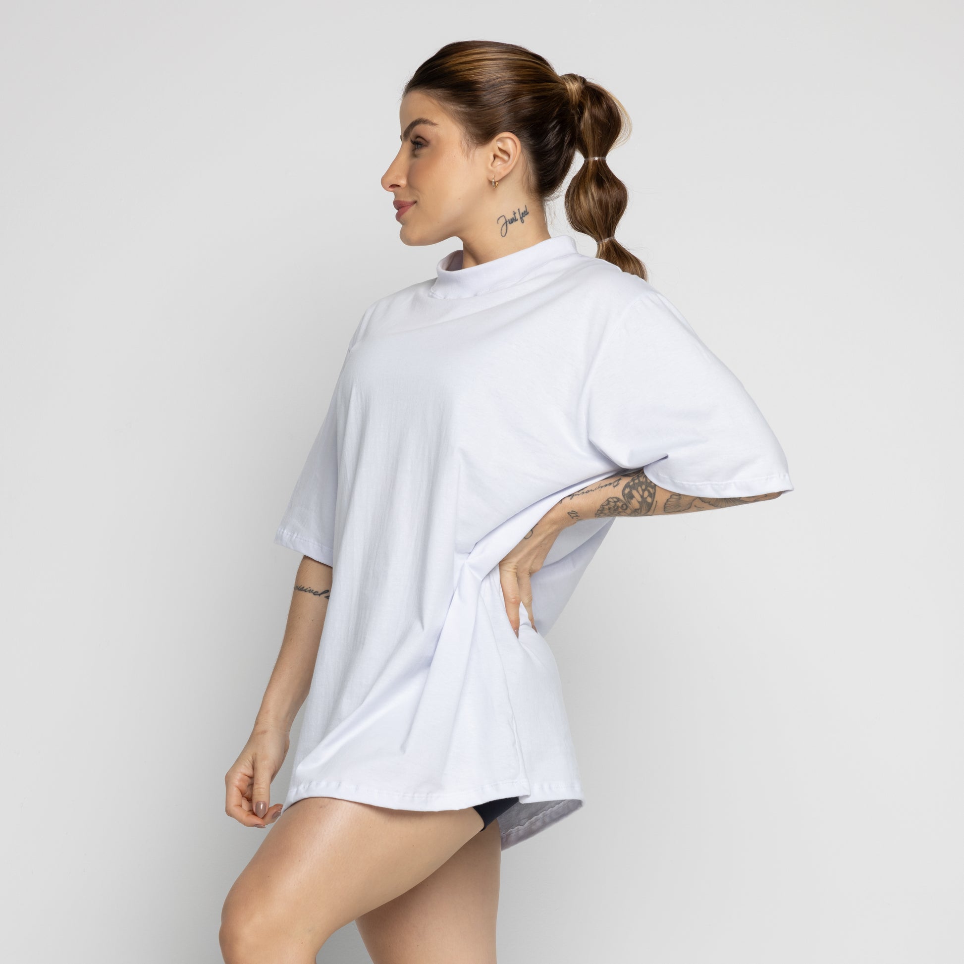 Max T-Shirt em Algodão Branca - VEKYO