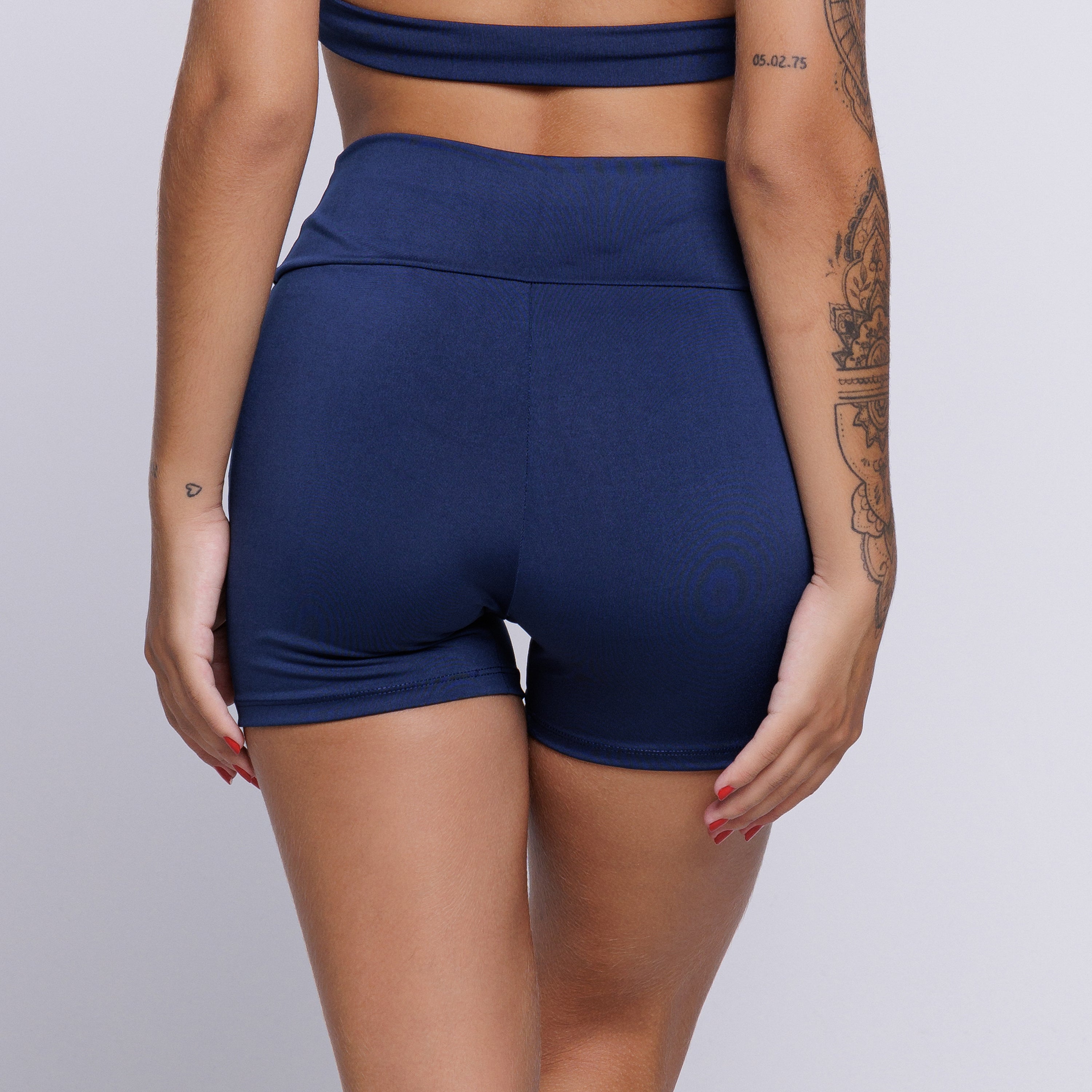 Short Fitness Feminino Suplex Marinho - VEKYO