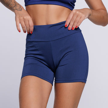 Short Fitness Feminino Suplex Marinho - VEKYO