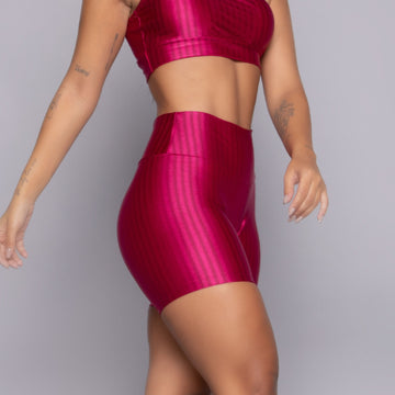 Short Fitness New Zig Rosa Escuro - VEKYO