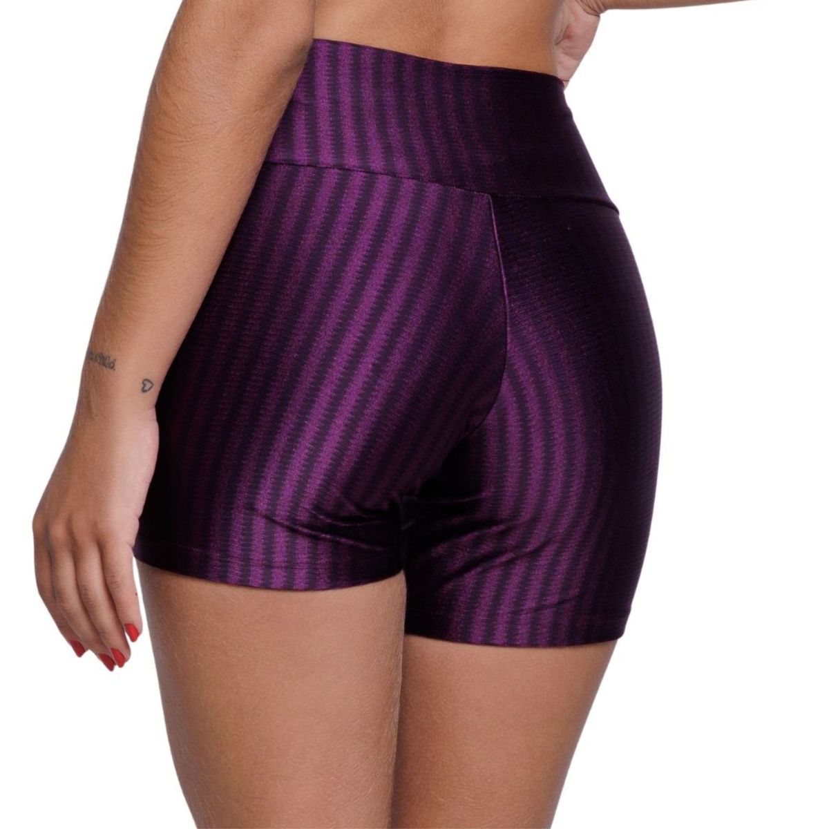 Short Fitness New Zig Roxo - VEKYO