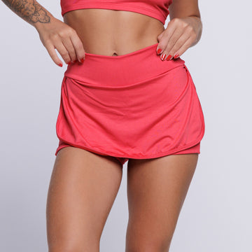 Short Saia Suplex Vermelho - VEKYO
