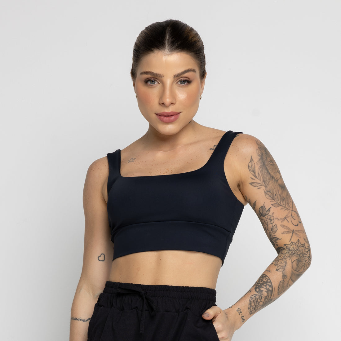 Top Fitness Not So Basic Preto - VEKYO