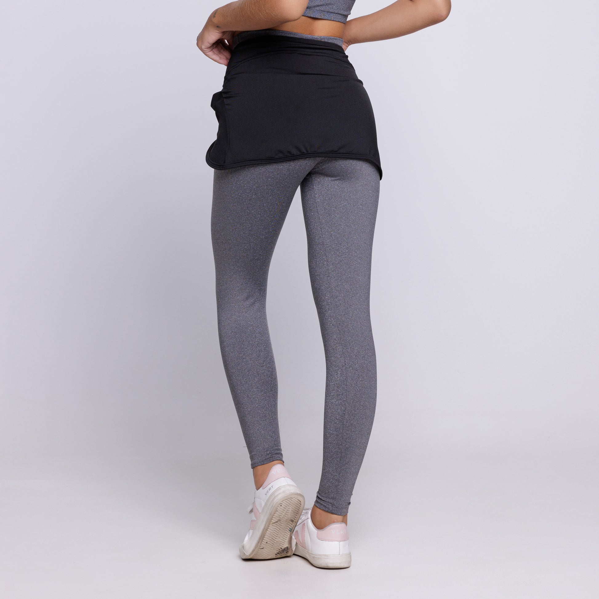 Tapa Bumbum Fitness Com Bolso Preto - VEKYO