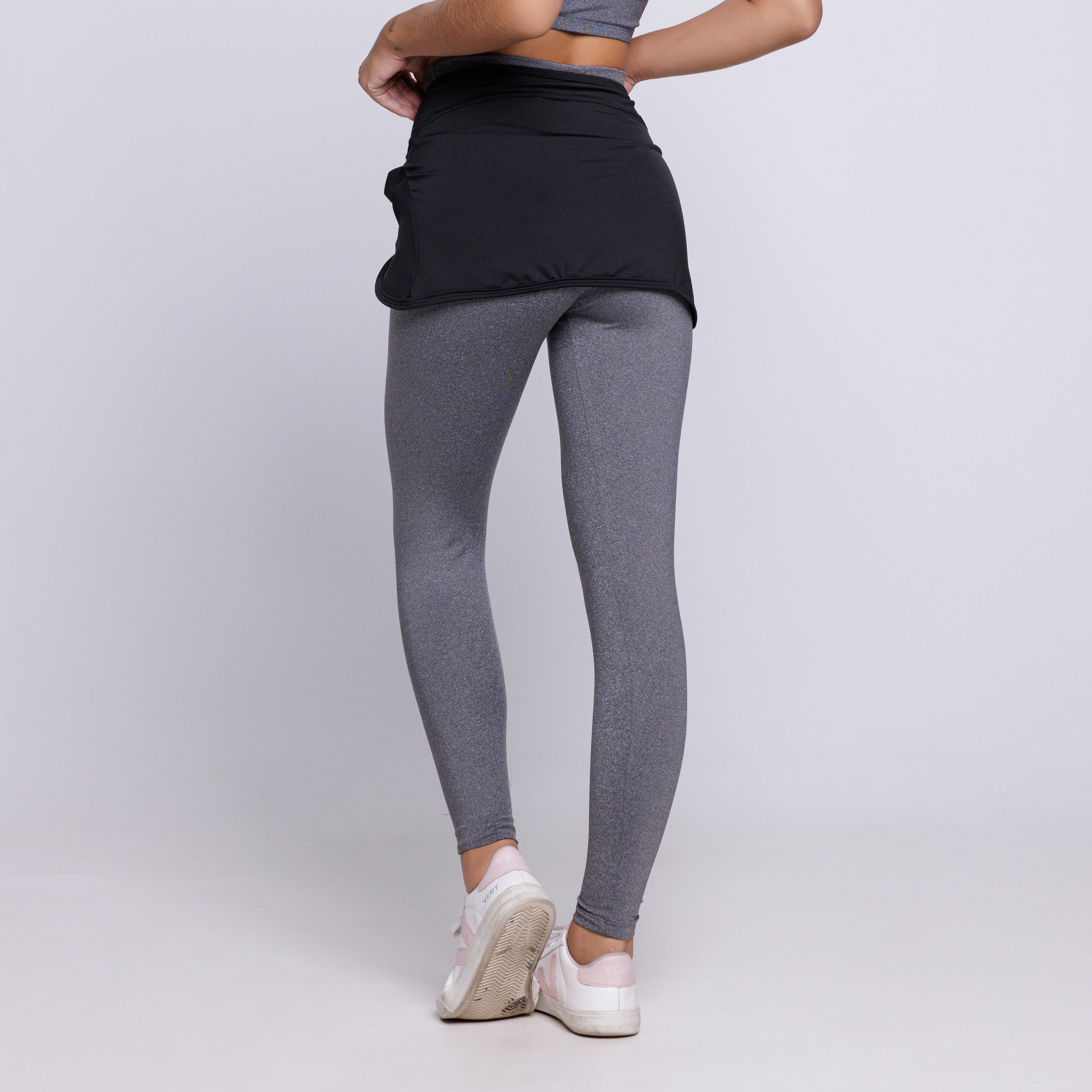 Tapa Bumbum Fitness Com Bolso Preto - VEKYO